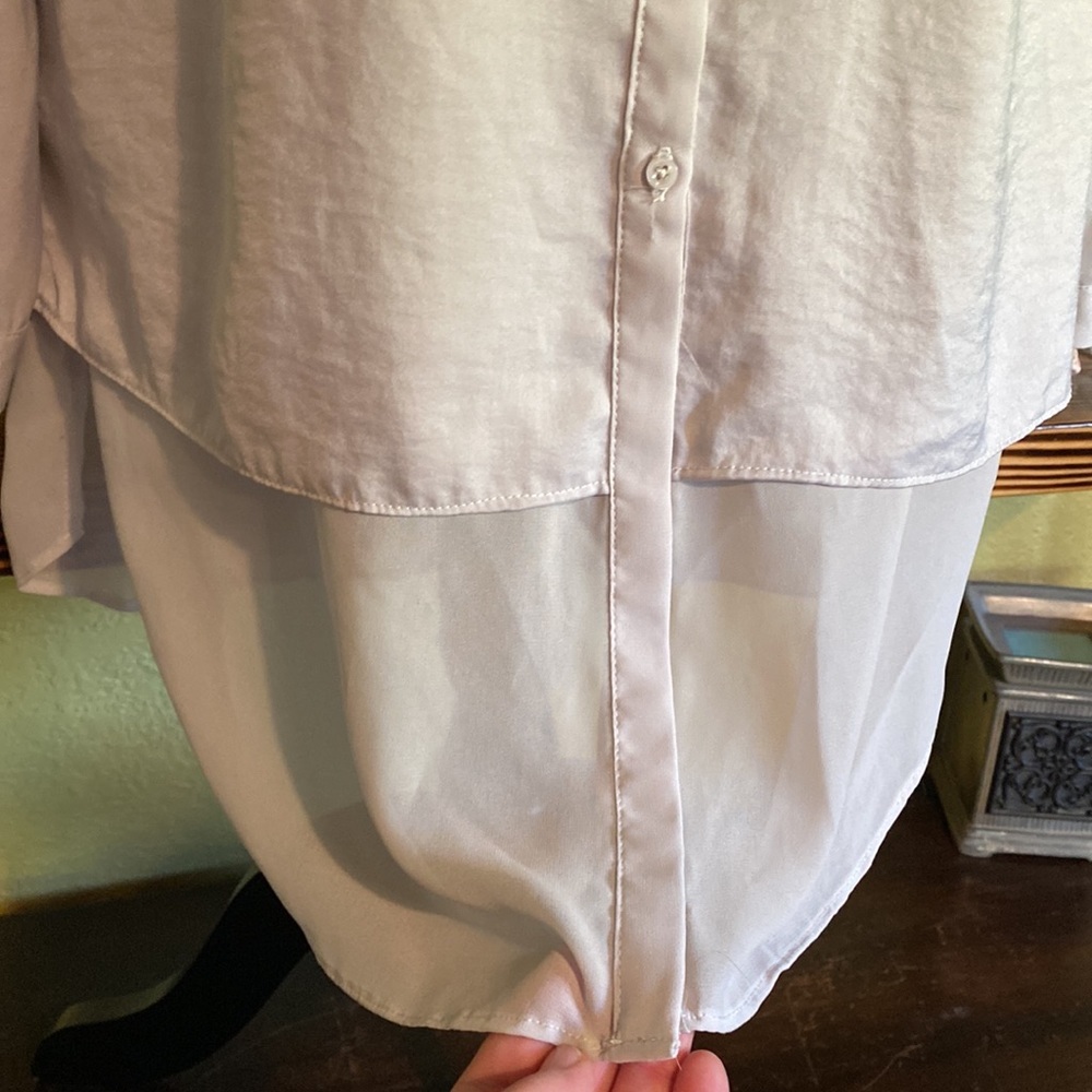 Reitmans Long Button Down Shirt - Picture 2 of 10